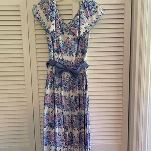 1990 vintage floral dress like new